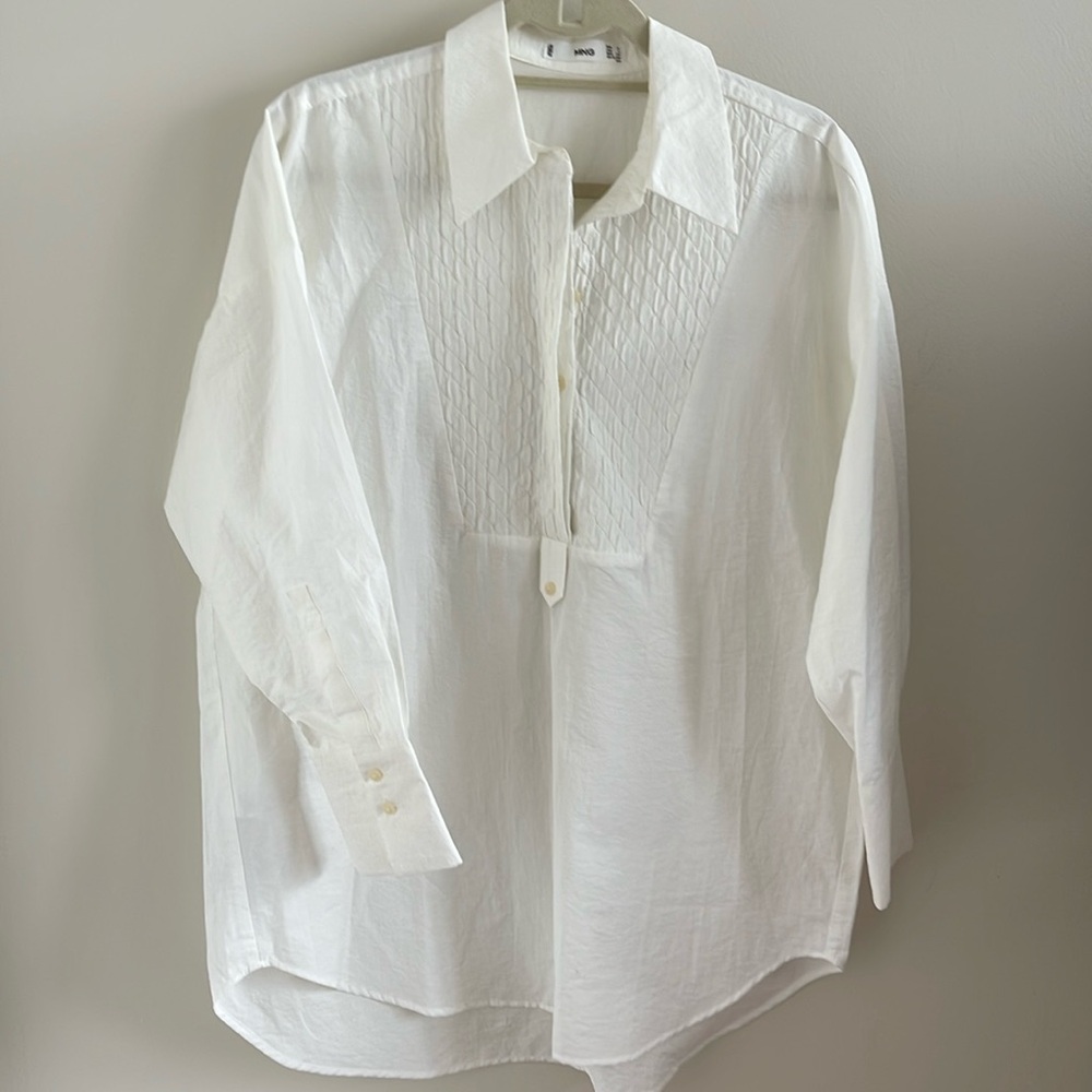 MNG tux inspired blouses
